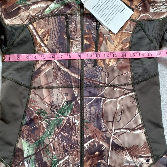 Women's GSX Core Jacket Color Real Tree Adaptive Layering  Sistem Size S. - Picture 15 of 15